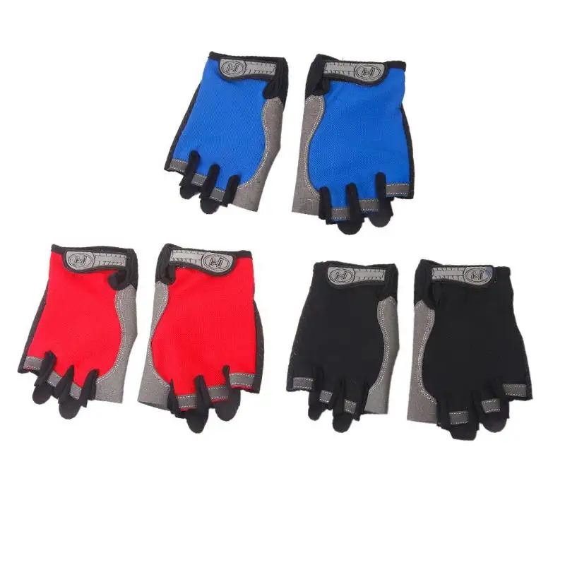 

Thin Outdoor Sports Bike Cycling Gloves Anti skid Pad Half Finger Breathable Fitness Gym Climbing Bicycle Gloves For Men Women