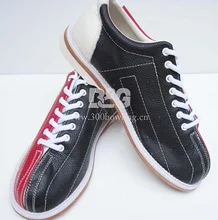 free shipping unisex professional leather rental bowling shoes
