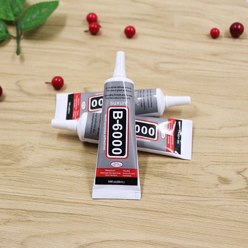 

10pc15ml best B-6000 multi-purpose adhesive adhesive epoxy resin process Diy mobile phone touch screen glass super glue b6000