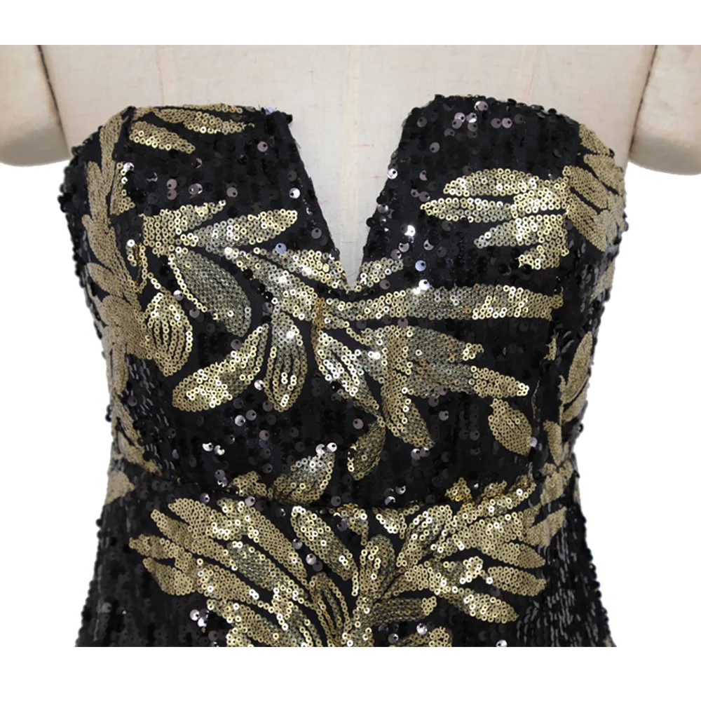 bandeau sequin dress 2175 (10)