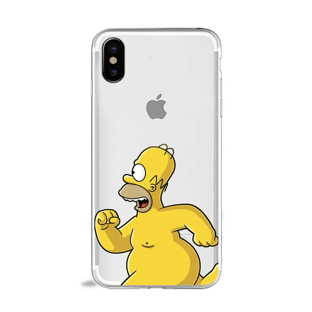 Homer J Simpson смешной Барт Симпсон Coque мультфильм чехол для телефона для huawei p30 p20 p10 lite P8 P9 mate 10 20 lite ТПУ силиконовый чехол - Цвет: tpu A1278