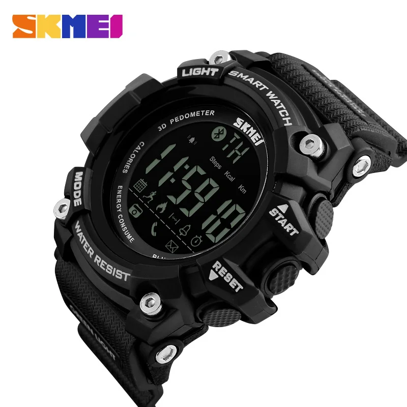

SKMEI Outdoor Sport Smart Watch Men Bluetooth Multifunction Fitness Watches 5Bar Waterproof Digital Watch reloj hombre