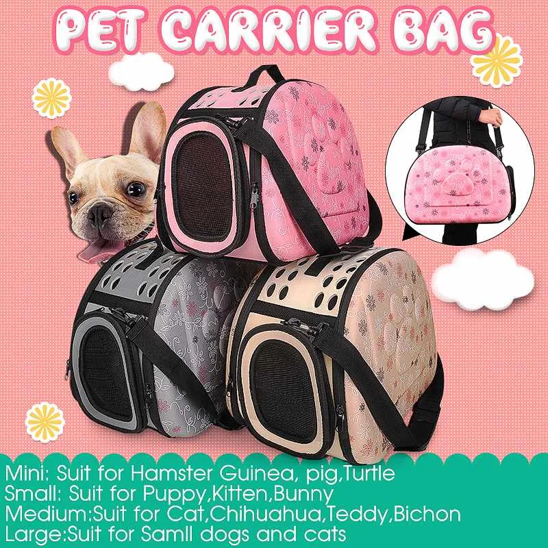

NEW Foldable EVA Pet Carrier Puppy Dog Cat Outdoor Travel Shoulder Bag for Small Dog Pets Soft Dog Kennel Pet Carrier Bag