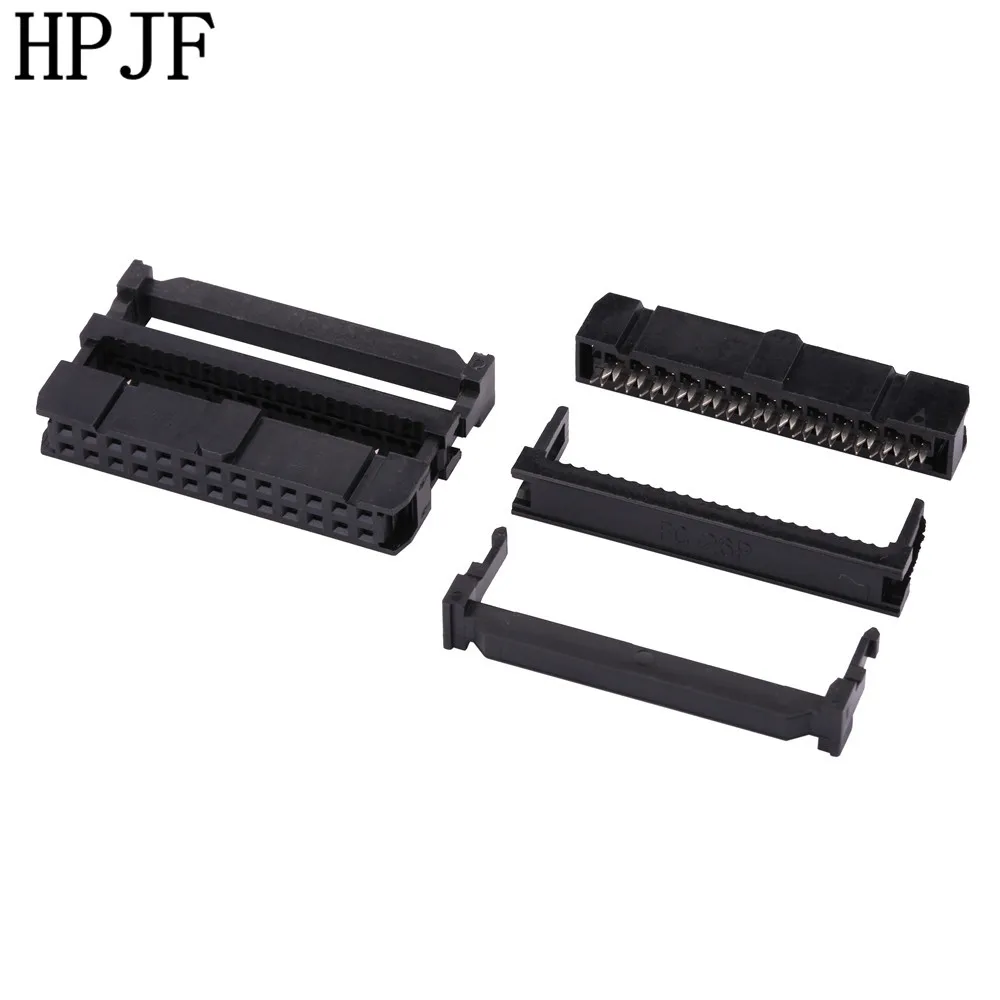 10PCS FC-26P 2x13Pin Dual Row Pitch 2.54mm IDC Socket Connector Female Header 26-pin cable socket | Обустройство дома