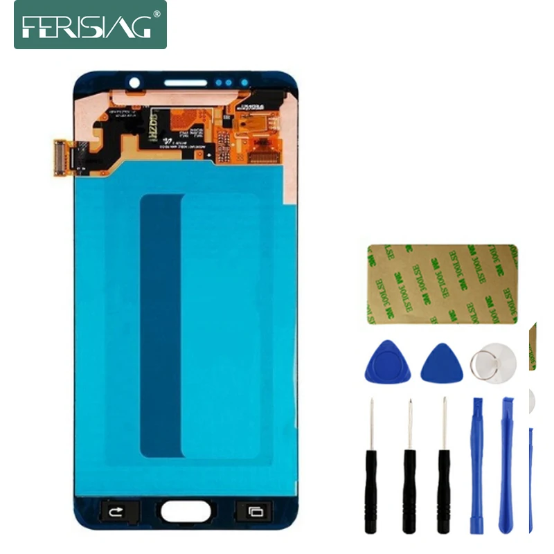 

AAAA+ AMOLED For SAMSUNG GALAXY Note 5 N9200 N920T N920A LCD Display Touch Screen Digitizer Replacment Note5 Mobile Phone LCDs