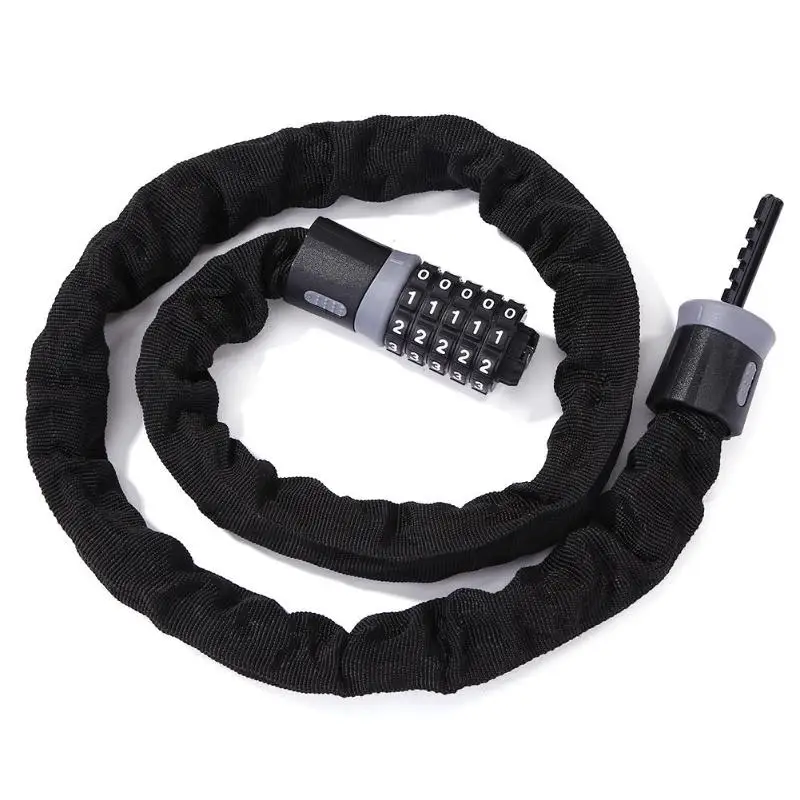 

5 Digit Password Bicycle Lock Security Anti Theft MTB Bike Combination Password Chain Cable Lock
