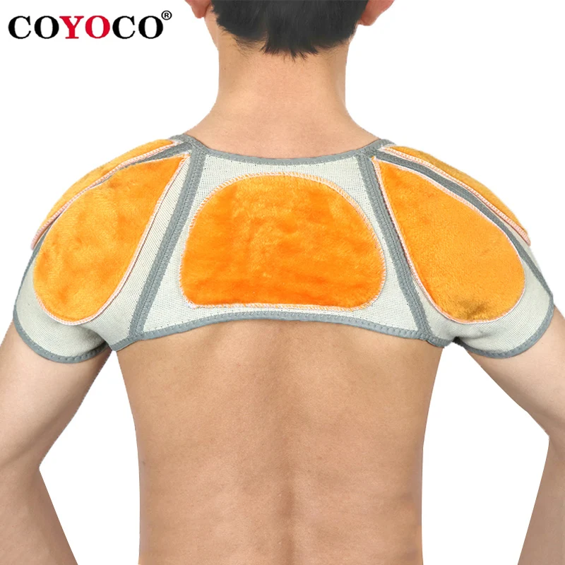 Бренд COYOCO, золотой бархатный пояс, поддержка спины, Защита плеч, бамбуковый уголь, бандаж, для спортзала, спортивная травма, Задняя накладка, ремни, сохраняющие тепло