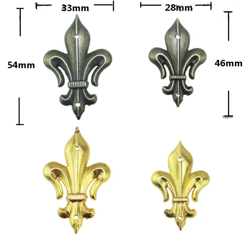Buy 4Pcs Antique Brass Furniture Decorative Corner