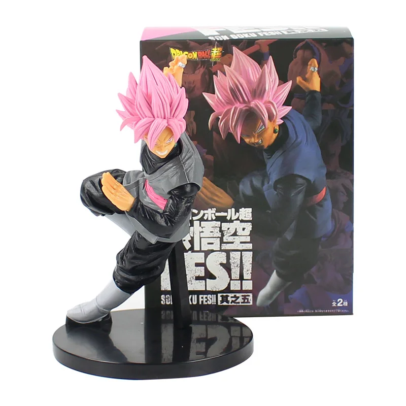 Dragon Ball Сон Гоку фигурка игрушки FES Black Gokou Zamasu Супер Saiyan Бог синие серебряные волосы Битва Ver Аниме Модель Куклы - Цвет: Style F With Box