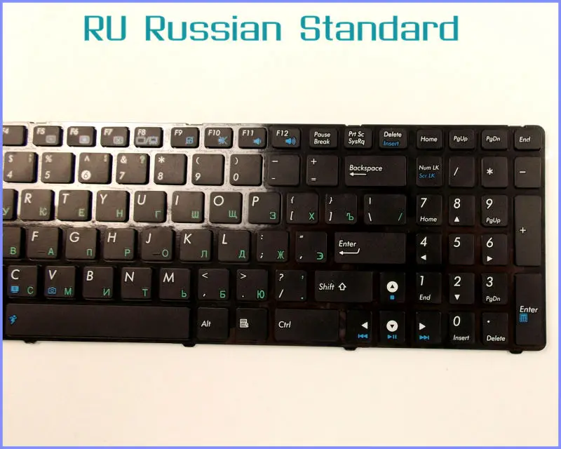 Русская версия Клавиатура для ноутбука ASUS K50 K50I K50C K50AB K50AD K50AF K50IN K50IJ P50 P50IJ ноутбук