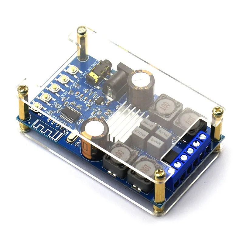 

DC4.5-27V TPA3116 50W x2 2.0 Audio Bluetooth Stereo Digital power amplifier Board With Shell