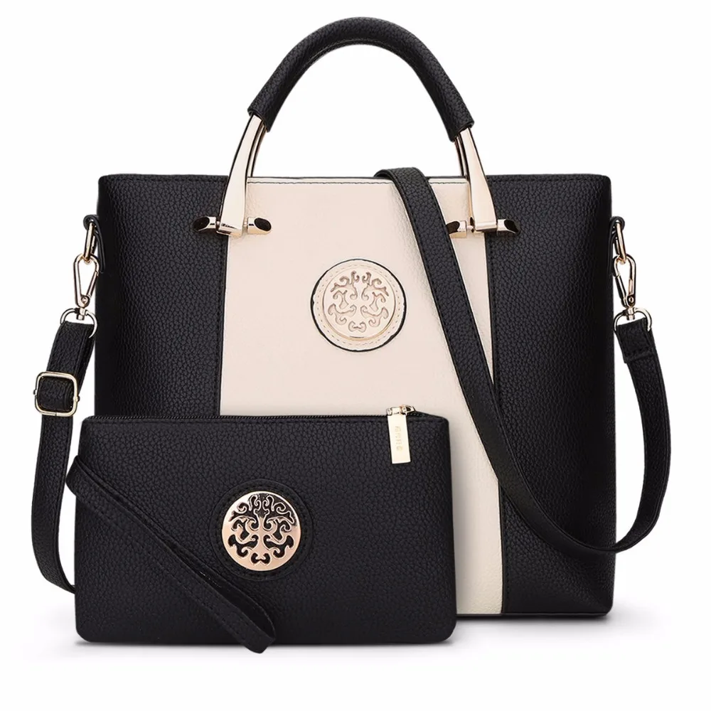 2018 new Women Shoulder Bags Fashion Pu Leather 2pcsComposite Bag Famous Designer Brand Female Handbag Sets 2018 new Women Shoulder Bags Fashion Pu Leather 2pcsComposite Bag Famous Designer Brand Female Handbag Sets
