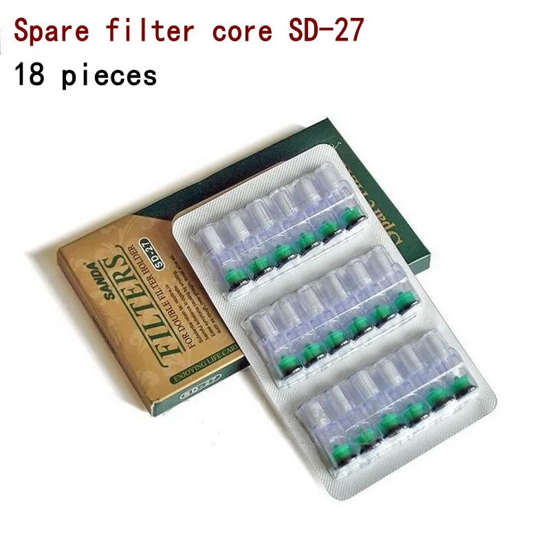 Тип фильтра, держатель для сигарет, мужской креативный длинный/короткий мундштук, может заменить стандартный фильтр для сигарет - Цвет: SD-27 guolvxin 18li