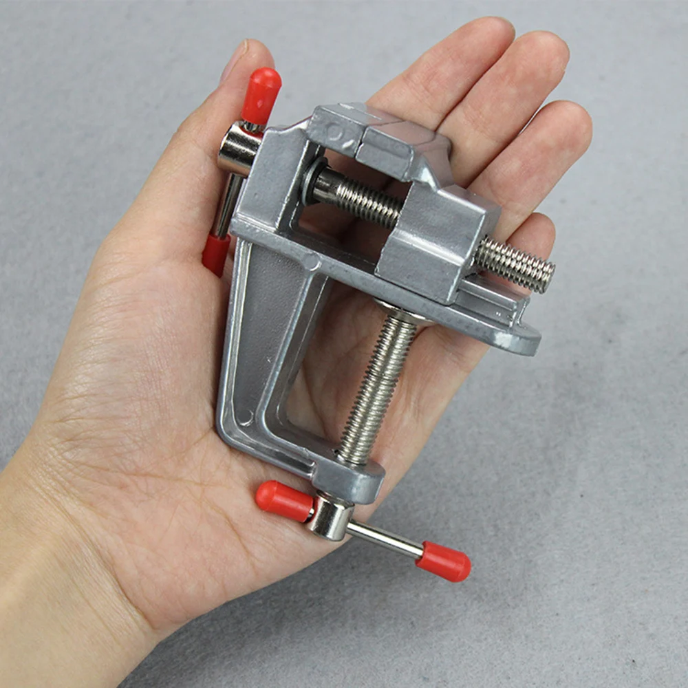 Портативный и многофункциональный алюминиевый миниатюрный небольшой зажим для хобби на столе многофункциональный мини-инструмент