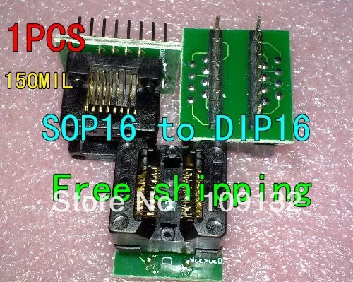 SOP16 до DIP16 поворот SOIC16 к IC Разъем программатора адаптера розетки хорошего
