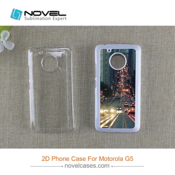 

New 2D Hard Plastic Sublimation Phone Cover Case For Motorola G5