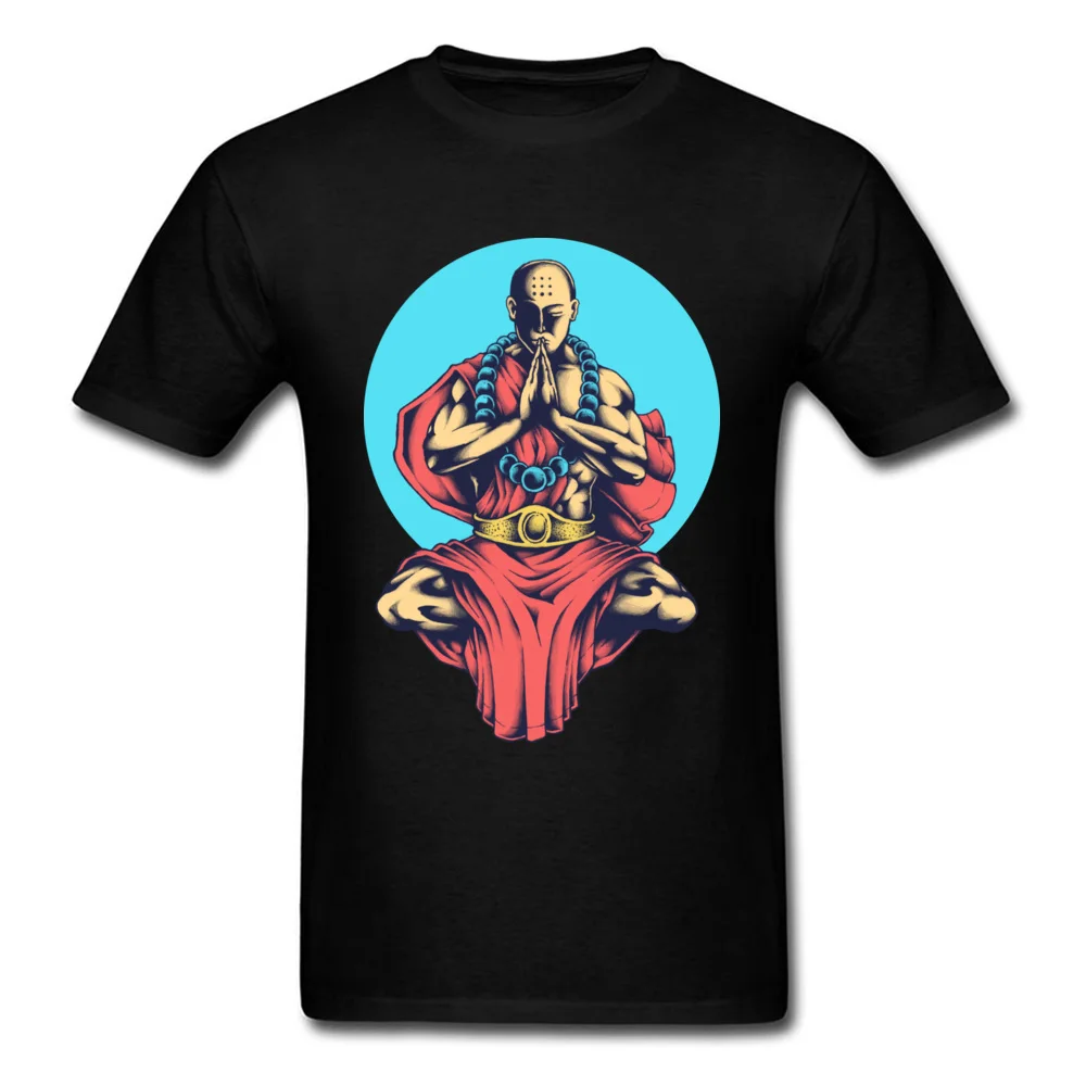 Inner Peace cosie Tops T Shirt Short Sleeve for Men 100% Cotton Summer/Autumn O-Neck T-shirts Casual T-shirts Family Inner Peace black