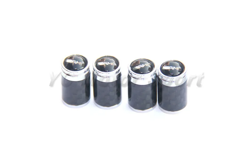 

Car Accessories Carbon Fiber Chrome Metal Car Wheel Tire Tyre Valve Cap Dustproof DustCaps Fit For W204 W207 C63 AMG W218 W212