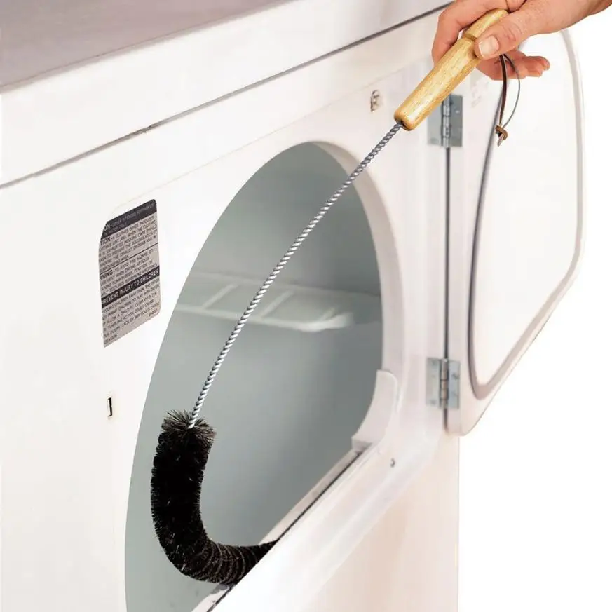 New Qualified Drop Clothes Dryer Lint Vent Trap Cleaner Brush gas