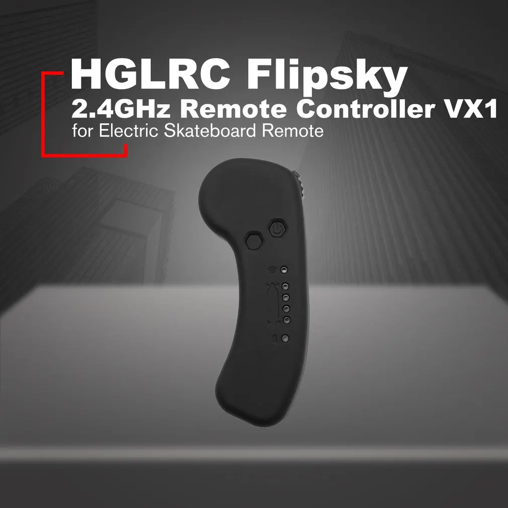 

HGLRC Flipsky 2.4GHz Radio Transmitter Remote Controller Remote Module VX1 with Receiver for DIY Electric Skateboard Remote