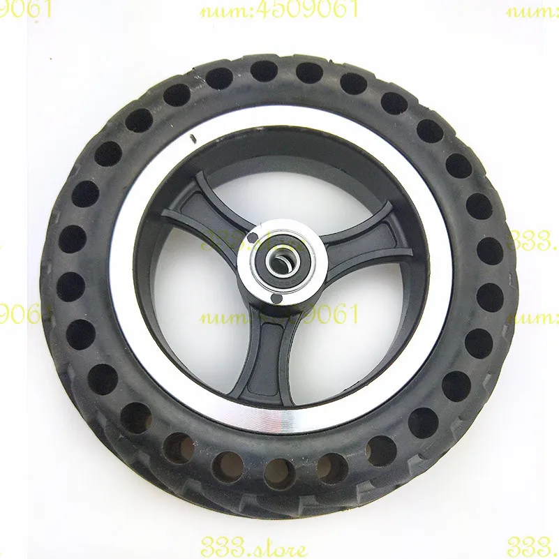 

2pcs Solid Tire 200 x 50 tyre and alloy wheel hub Fits Gas Scooter Electric Scooter Vehicle Mobility Scooter wheelchair wheels