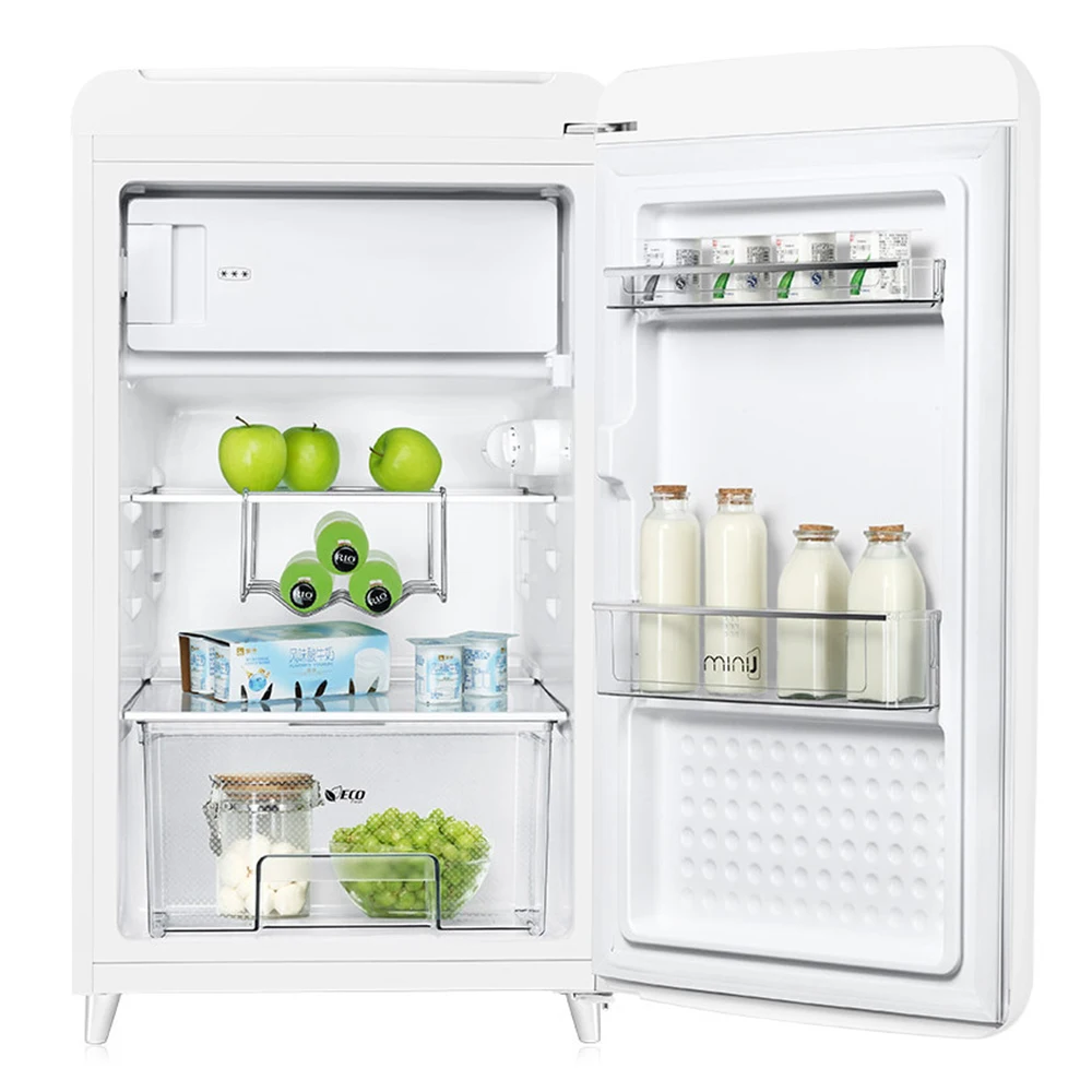 Bc m121rw 121L мини ретро холодильник морозильник для хранения свежих продуктов uni тела