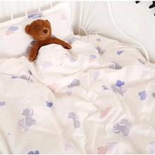 2 шт набор) на заказ Ins стиль детский комплект постельного белья детский пододеяльник и наволочка детский хлопок пододеяльник