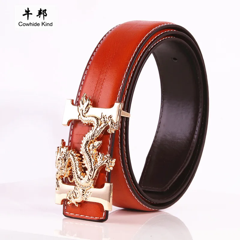 2016 animal Chinese dragon belts Cintura donna high quality pu leather