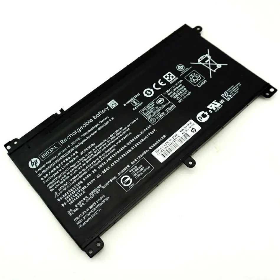 Новый оригинальный аккумулятор для планшета HP Stream 14 Pro G3 14-ax000 BI03XL Φ 11 55 в Вт/ч |