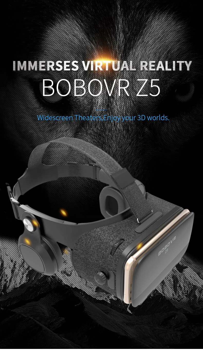 BOBOVR Z4 обновление Z5 VR 3D коробка шлем виртуальной реальности очки смартфон VR гарнитура для Android 4,7-6," в мобильном телефоне