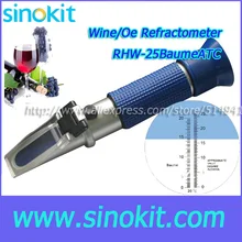 С сертификацией CE Рекламные Дешевые baumewon/oe рефрактометр RHW-25BaumeATC