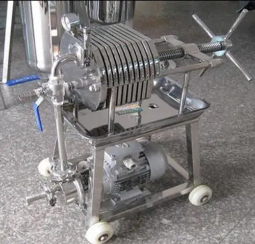 

150 Stainless Steel Filter Press Filter Machine Lab Filtration Equipment te