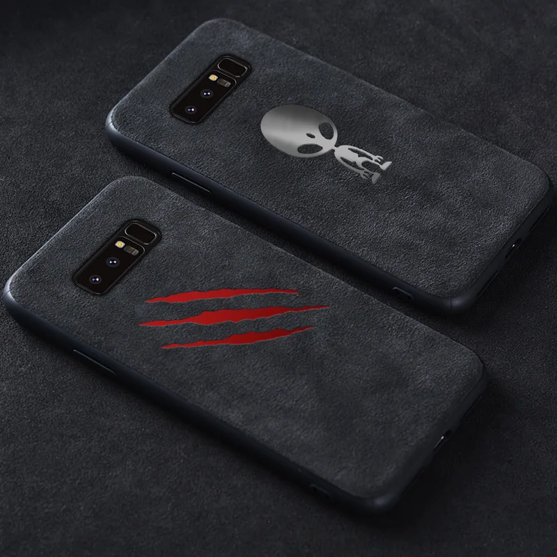 MaxGear мягкий замшевый Меховой чехол для Samsung Galaxy S7 Edge S8 S9 S10 Plus S10E Note 8 9 брендовые