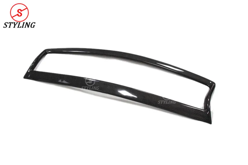 Q50 Передняя решетка Накладка для Infiniti Q50S углеродная Передняя Решетка переднего бампера губы добавить на стиль