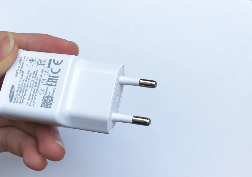 Оригинальный samsung быстро Зарядное устройство + 1 5 м USB кабель для Galaxy Note 4