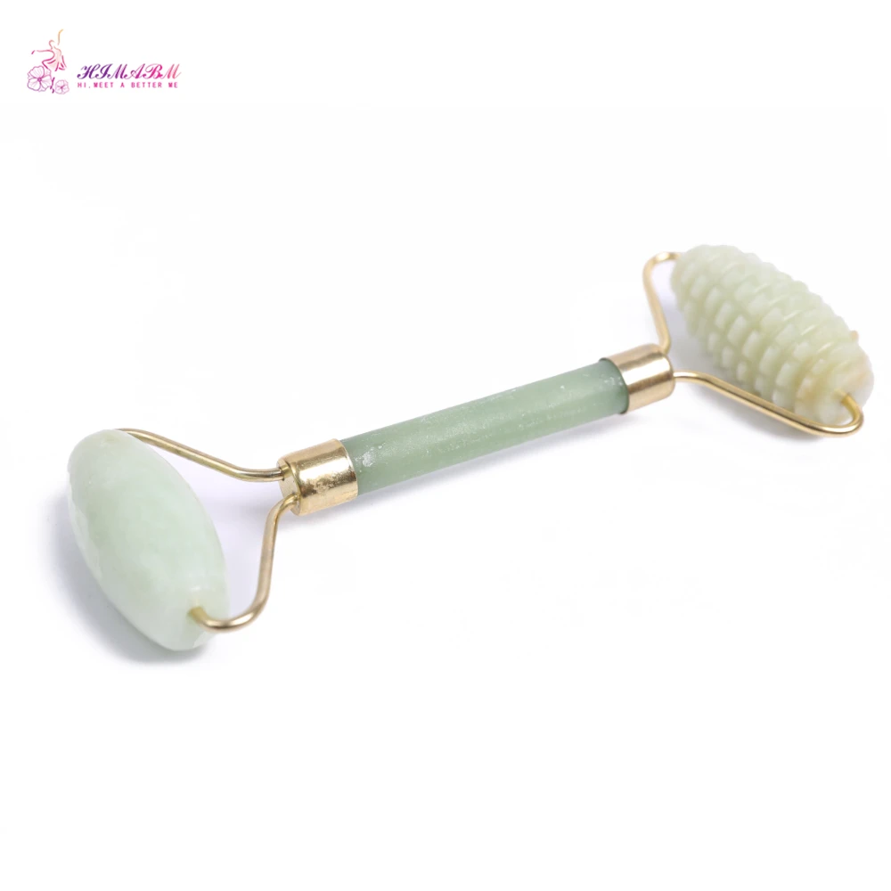 HIMABM Natural Xiuyan Guasha Facial Beauty Massage Tool Jade Roller Face Thin Massager HIMABM Natural Xiuyan Guasha Facial Beauty Massage Tool Jade Roller Face Thin Massager