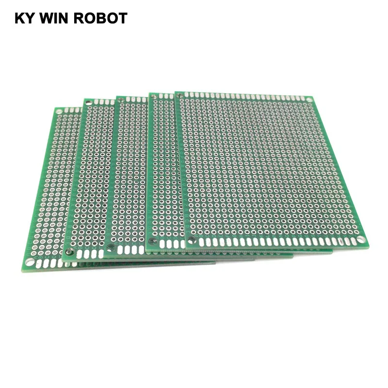 1 шт. 7x9 см 70x90 мм двухсторонний Прототип PCB универсальная печатная плата для Arduino