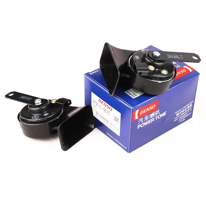  DENSO Car Claxon Horns Air Horn Waterproof Universal Interface Original Quality 12V loud Snail Sing