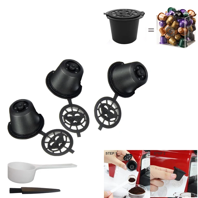 Best Offers 3pcs/pack Refillable Reusable Coffee Capsule For Nespresso Machine Coffee Filter Compatible Nespresso Manxhine Basket 3 Color Best Offers 3pcs/pack Refillable Reusable Coffee Capsule For Nespresso Machine Coffee Filter Compatible Nespresso Manxhine Basket 3 Color
