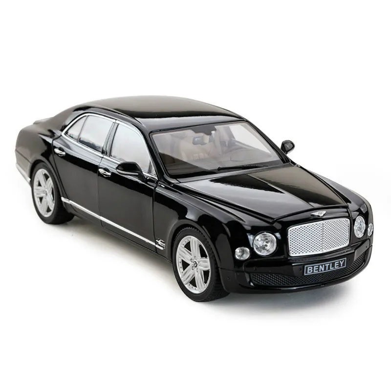 Моделирование 1:18 Bentley Mulsanne Limousine литая модель автомобиля коллекция игрушек модель автомобиля украшение подарок для детей