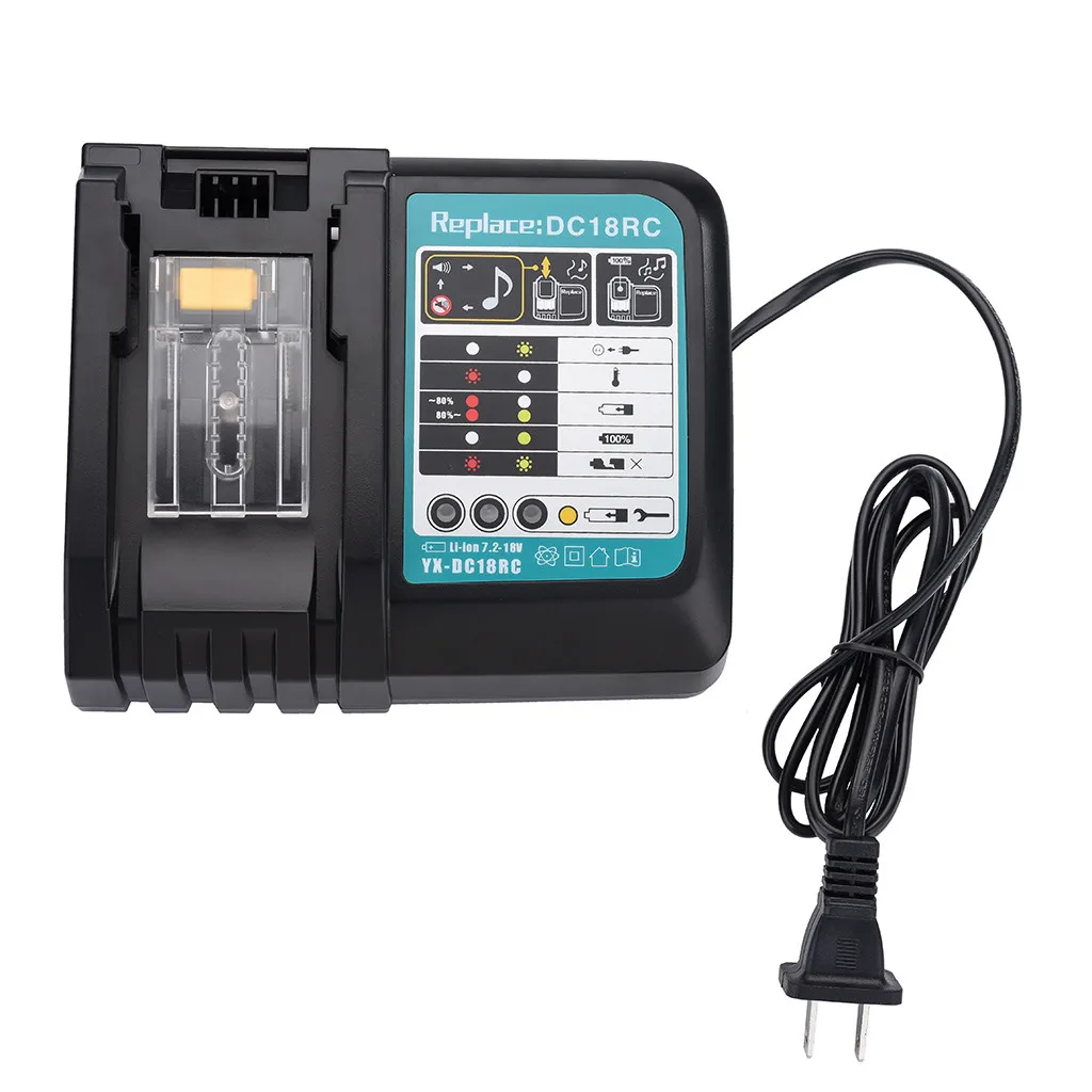 

EPULA 75W DC18RC Li-ion Battery Charger 3A Charging for Makita 7.2V- 18V Power Tool US