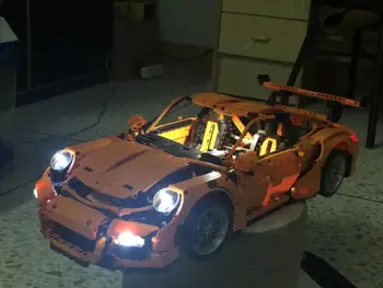 

911 GT3 RS DIY Led Light Set For Compatible IEGOset 42056 20001 Technic MOC race Car Building Blocks Toys Gifts