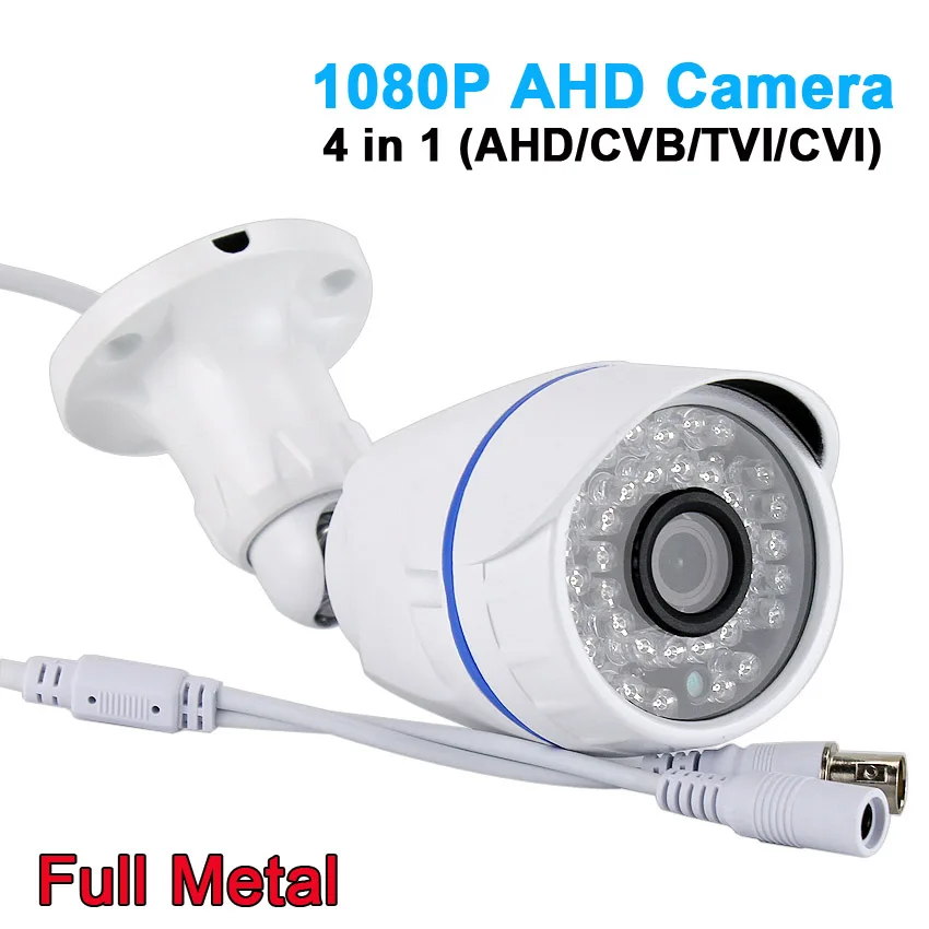 SMTKEY 4в1 1080 P 2 м AHD CCTV камера ИК ночной Крытый Открытый водонепроницаемый ahd