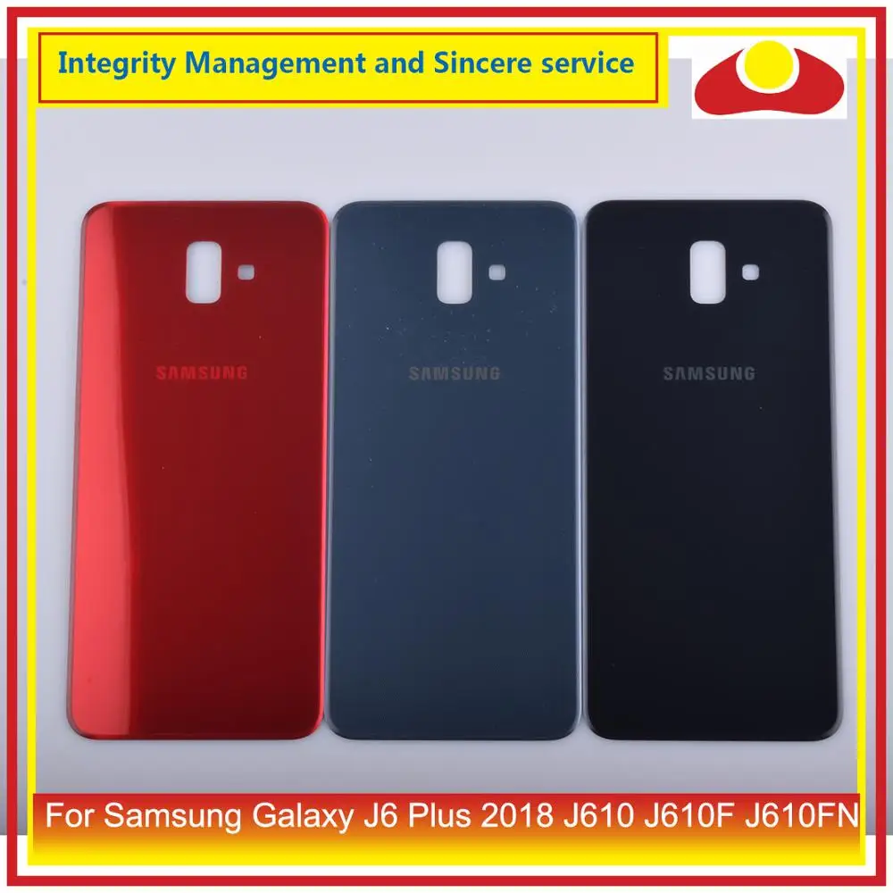 Задняя крышка батарейного отсека для Samsung Galaxy J6 Plus 2018 J610 J610F | Мобильные телефоны и