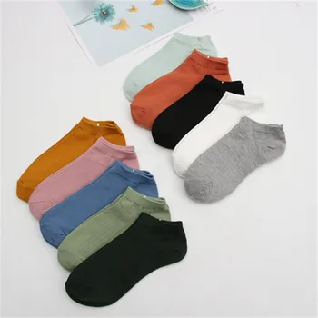 

Leisure Thin Vertical Stripe Short Sock Shallow Mouth Breathable Comfortable Women Nonslip Suck Sweat Short Sock Hosiery