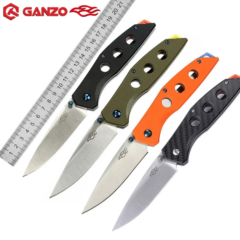 Ganzo Firebird FB7621 топ Складной нож 440C Лезвие G10 ручка из углеродного волокна Открытый Отдых Охота EDC карманный инструмент ножи F7621