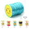 80m/roll Soft Satin Nylon Cord Solid Rope 1.5mm For Jewelry Making Pacifier Chain Necklace Rattle Toys Cord Baby DIY Making Tool 2