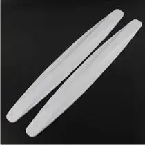 2 шт. автомобильный Стайлинг автомобильный бампер Защитная угловая полоса для DACIA key logan, Duster sandero lodgy sandero stepway dokker logan 2 - Название цвета: Белый