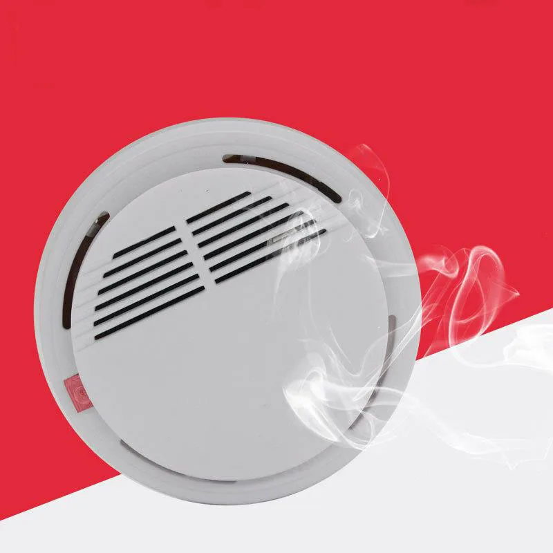 6 шт. датчик дыма беспроводной чувствительный фотоэлектрический пожарный детектор дыма для домашнего офиса охранная сигнализация YTCQ002