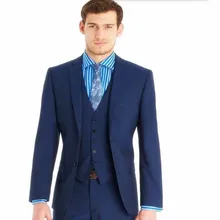 Новейшие мужские костюмы мода жениха свадебный костюм на заказ лацкан с тупым углом однобортный Пром костюмы смокинги(куртка+ жилет+ штаны